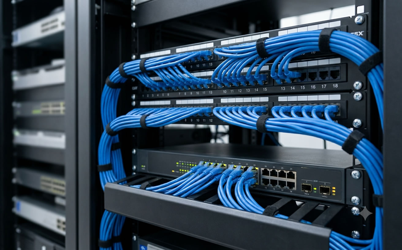 Infraestructura de red empresarial instalada por Vigilancia en Vivo